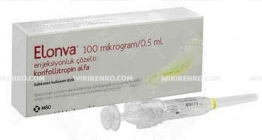 Elonva 100 Mcg 05 Ml 1 Enjeksiyonluk Cozelti 29407