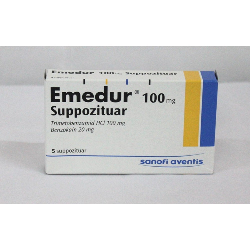 Emedur 100 Mg+20 Mg 5 Suppozituar 1 Emedur 100 Mg20 Mg 5 Suppozituar 21309