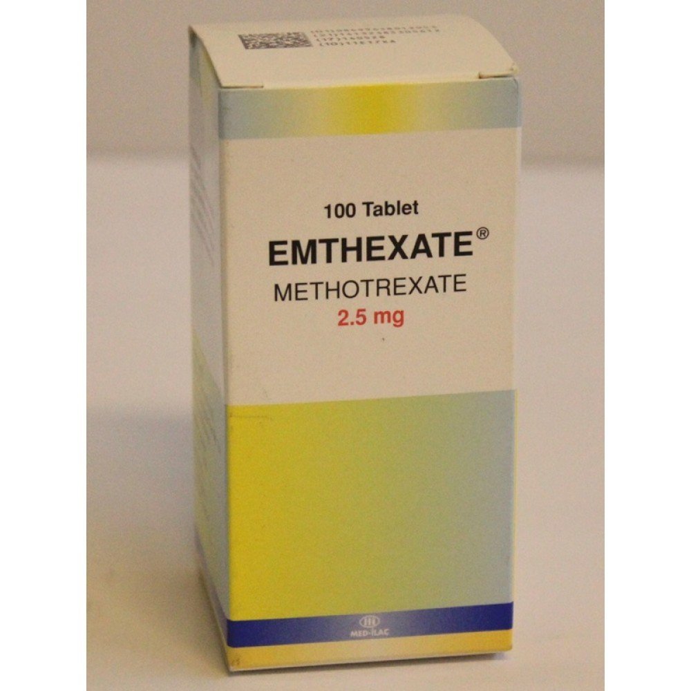 Emthexate 25 Mg 100 Tablet 29452