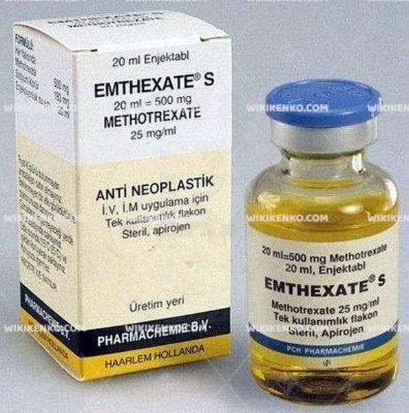 Emthexate-S 50 Mg 1 Flakon 1 Emthexate S 50 Mg 1 Flakon 29454