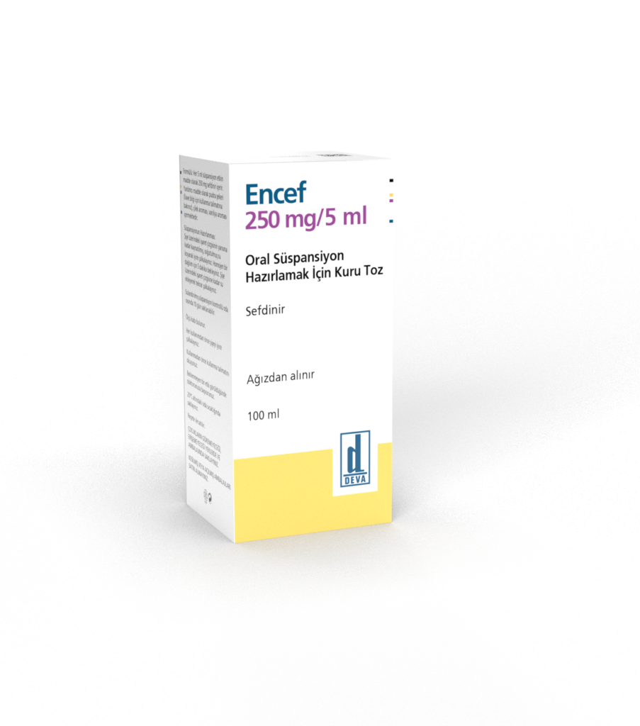 Encef 250 Mg/5 Ml 100 Ml Oral Süspansiyon İçin Kuru Toz 1 Encef 250 Mg 5Ml 100 Ml Oral Suspansiyon Icin Kuru Toz 21337