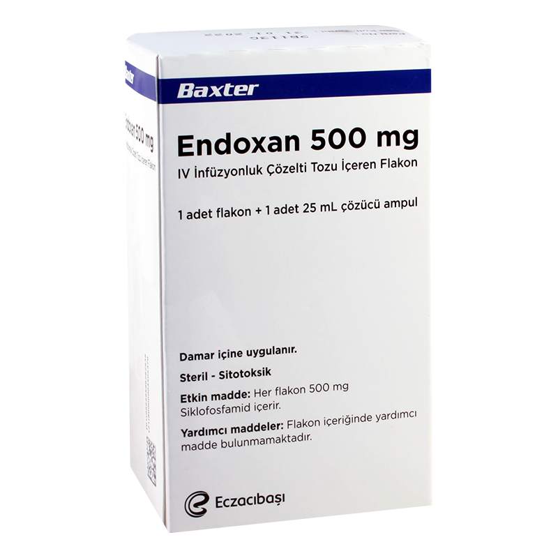 Endoxan 500 Mg Iv İnfüzyonluk Çözelti Tozu İçeren Flakon 1 Endoxan 500 Mg Iv Infuzyonluk Cozelti Tozu Iceren Flakon 29474