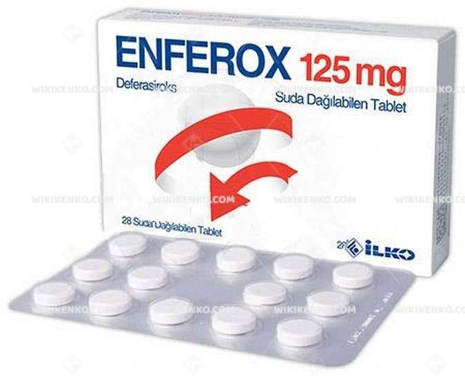 Enferox 125 Mg Suda Dagilabilen Tablet (28 Tablet) 1 Enferox 125 Mg Suda Dagilabilen Tablet 28 Tablet 21347