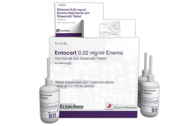 Entocort 0,02 Mg/Ml Rektal Süspansiyon Haz. İçin Dagilabilir 7 Tablet 1 Entocort 002 Mg Ml Rektal Suspansiyon Haz. Icin Dagilabilir 7 Tablet 29511