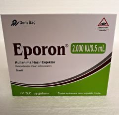 Eporon 2000 Iu 05 Ml Kullanima Hazir 5 Enjektor 29567