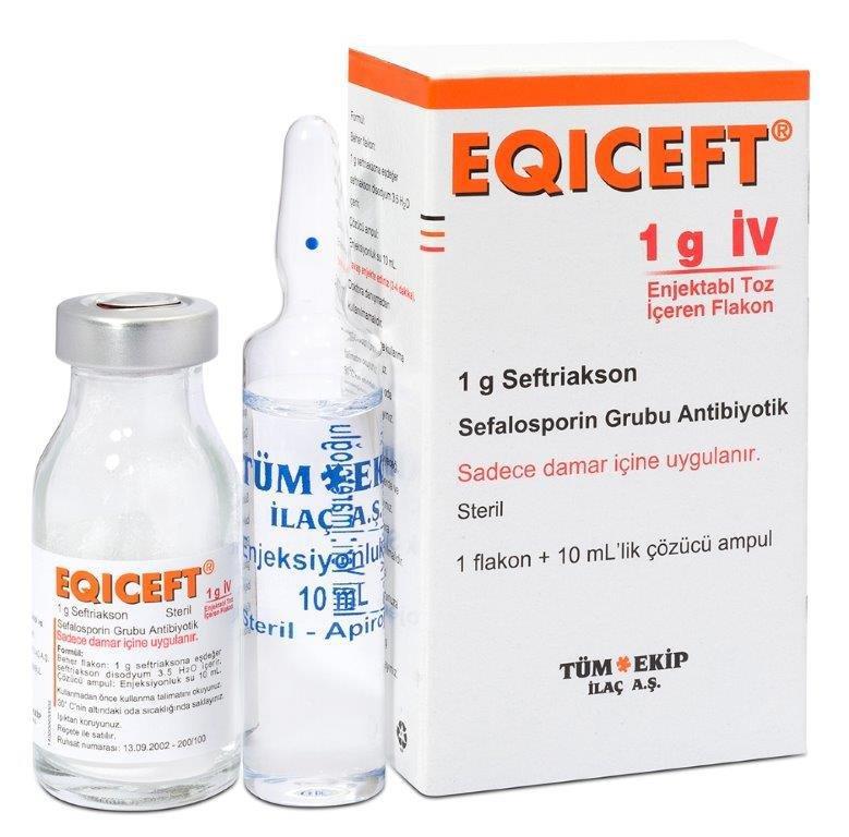 Eqiceft- Iv 500 Mg 1 Flakon 1 Eqiceft Iv 500 Mg 1 Flakon 21423