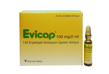 Evicap 100 Mg/2 Ml Im Enjektabl Solusyon İçeren 5 Ampul 1 Evicap 100 Mg 2 Ml Im Enjektabl Solusyon Iceren 5 Ampul 29703