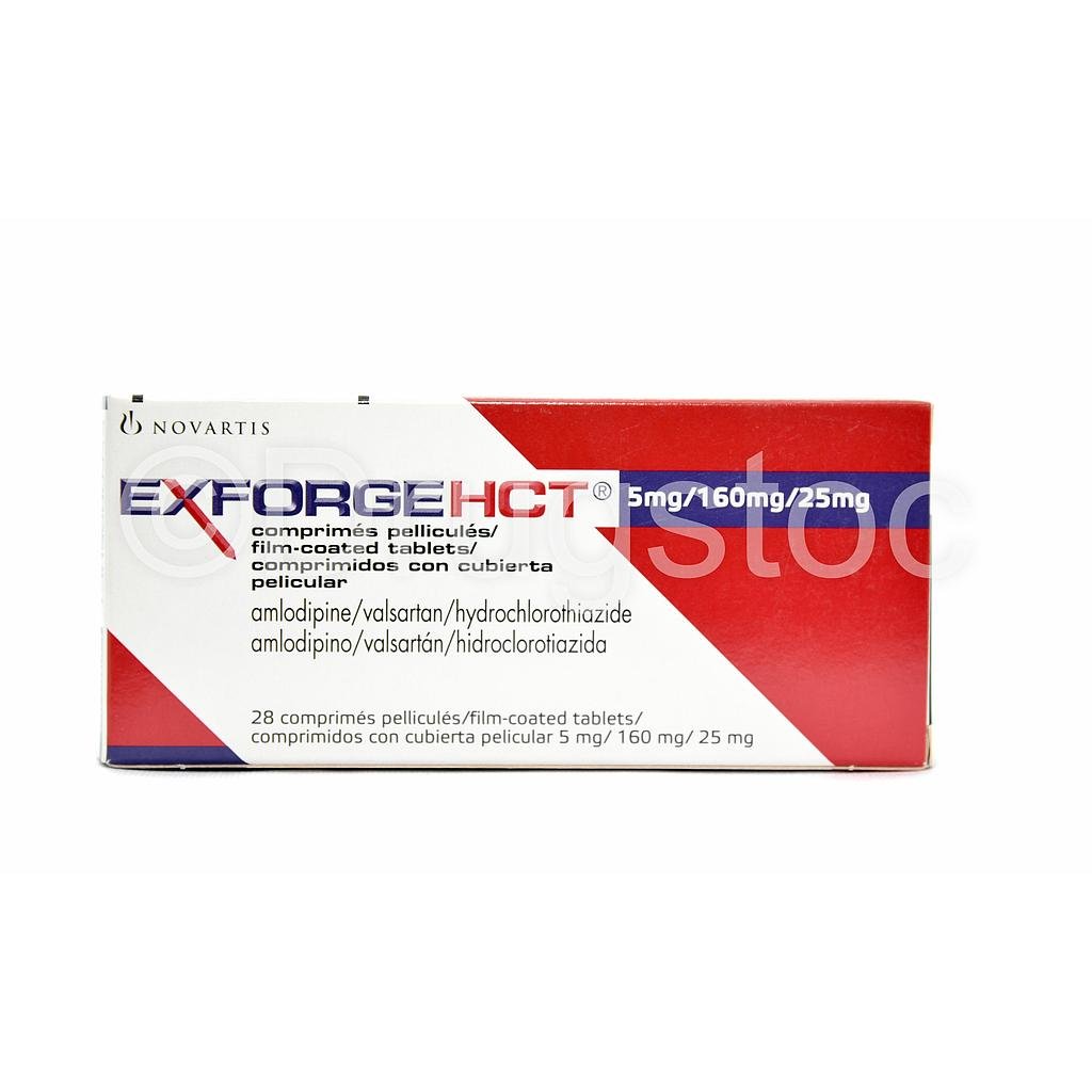 Exforge Hct 5 160 25 Mg 28 Film Tablet 29734