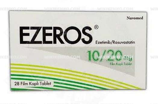 Ezeros 10/20 Mg 28 Film Kapli Tablet 1 Ezeros 10 20 Mg 28 Film Kapli Tablet 29764