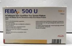 Feiba 500 U Iv Infuzyon Icin Liyofilize Toz Iceren Flakon 29818