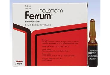 Ferrum Hausmann 100 Mg 5 Ampul 1 Ferrum Hausmann 100 Mg 5 Ampul 21654