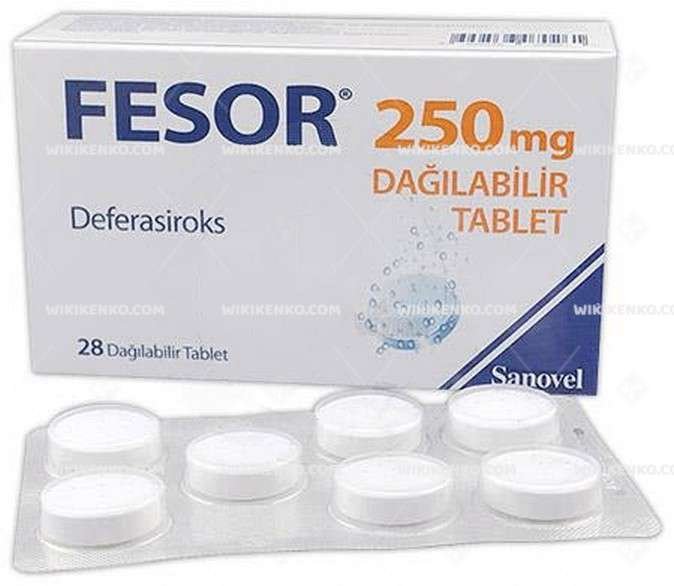 Fesor 250 Mg Dagilabilir Tablet 28 Tablet 21660