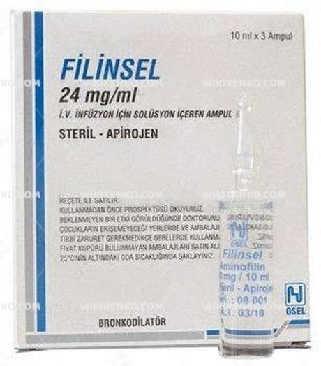 Filinsel 24 Mg Ml 10 Ml 100 Ampul 29878
