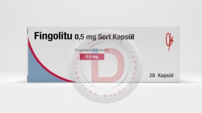 Fingolitu 0.5 Mg Sert Kapsul (28 Adet) 1 Fingolitu 0.5 Mg Sert Kapsul 28 Adet 21674