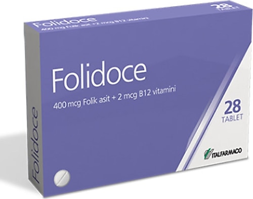 Folidoce 400 Mcg/2 Mcg 28 Tablet 1 Folidoce 400 Mcg 2 Mcg 28 Tablet 21779