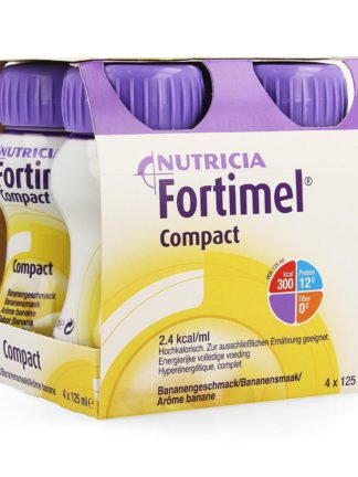 Fortimel Compact Protein Muz Aromali 4X125 Ml 30033