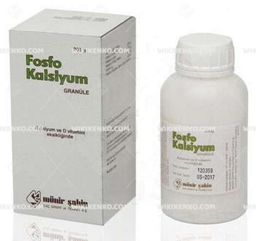 Fosfokalsiyum Granul 1 Fosfokalsiyum Granul 30052