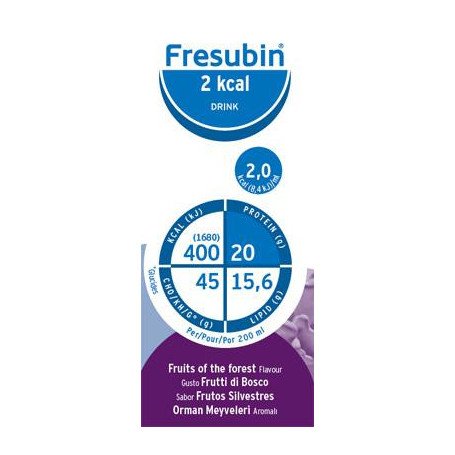 Fresubin 2 Kcal Drink Orman Meyveleri Aromali 4X200 Ml 30099