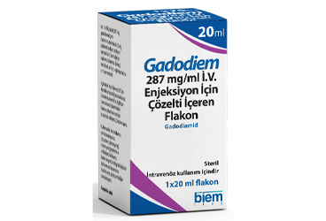 Gadotu 287 Mg/Ml Iv Enjeksiyon İçin Çözelti İçeren Flakon (20 Ml) 1 Gadotu 287 Mg Ml Iv Enjeksiyon Icin Cozelti Iceren Flakon 20 Ml 30196