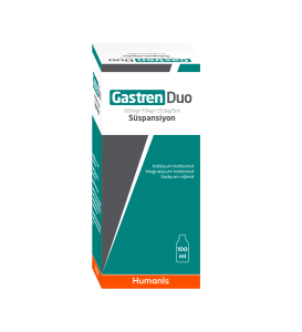 Gastren Duo 600 Mg+ 70 Mg + 150 Mg/5 Ml 240 Ml Süspansiyon (240 Ml) 1 Gastren Duo 600 Mg 70 Mg 150 Mg 5 Ml 240 Ml Suspansiyon 240 Ml 21939
