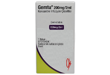 Gemtu 200 Mg/2 Ml Konsantre İnfüzyon Cozeltesi (1 Flakon) 1 Gemtu 200 Mg 2 Ml Konsantre Infuzyon Cozeltesi 1 Flakon 21955