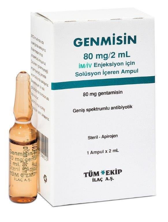Genmisin 40 Mg 1 Ampul 30258