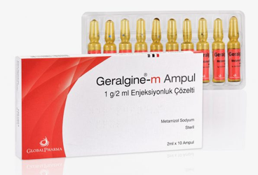 Geralgine-M 1000 Mg/2 Ml Im/Iv Enjeksiyonluk Cozelti (10 Ampul) 1 Geralgine M 1000 Mg 2 Ml Im Iv Enjeksiyonluk Cozelti 10 Ampul 21987