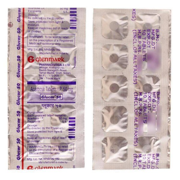 Glucar 50 Mg 30 Tablet 30353