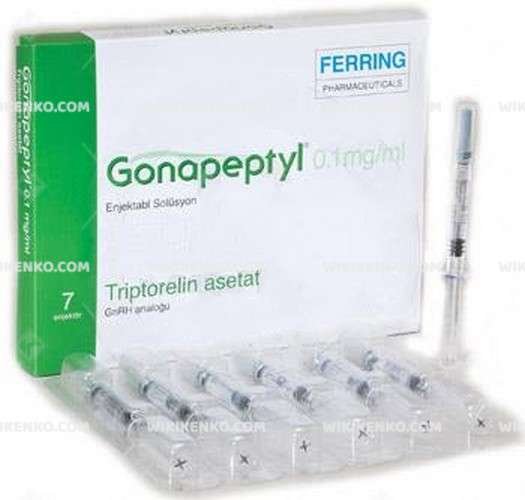 Gonapeptyl 0,1 Mg/Ml 7 Enjektabl Solusyon 1 Gonapeptyl 01 Mg Ml 7 Enjektabl Solusyon 22070