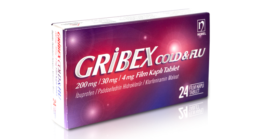 Gribex Cold &Amp; Flu 200 Mg/30 Mg/4 Mg Film Kapli Tablet (24 Tablet) 1 Gribex Cold 038 Flu 200 Mg 30 Mg 4 Mg Film Kapli Tablet 24 Tablet 22082