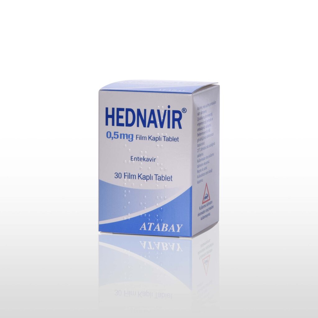Hednavir 0,5 Mg 30 Film Tablet 1 Hednavir 05 Mg 30 Film Tablet 22133