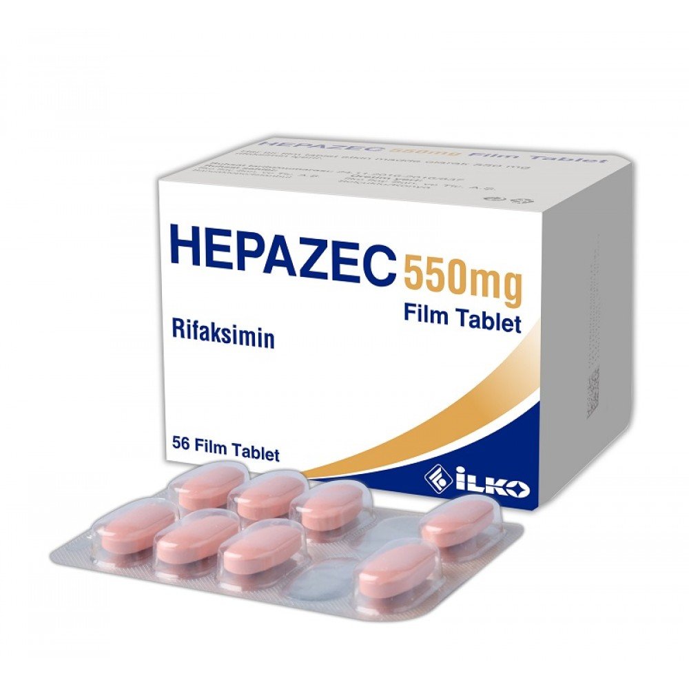 Hepazec 550 Mg Film Tablet (56 Tablet) 1 Hepazec 550 Mg Film Tablet 56 Tablet 22166