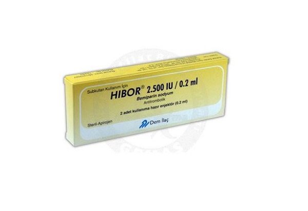 Hibor 2500 Iu/0,2 Ml Kullanıma Hazır 10 Enjektör 1 Hibor 2500 Iu 02 Ml Kullanima Hazir 10 Enjektor 30546