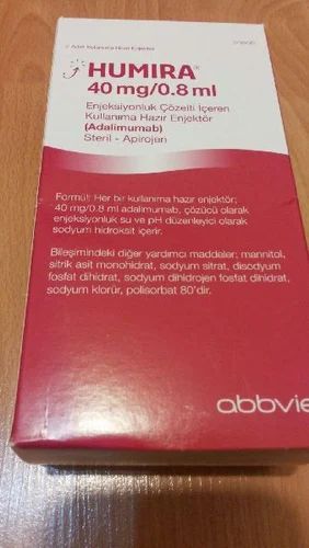 Humira 40 Mg 08Ml Enjeksiyonluk Cozelti Iceren Kullanima Hazir Enjektor 30593