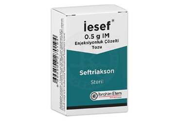 Iesef 1 G Im Enjeksiyonluk Cozelti Tozu 3Flakon3 Ampul 30634