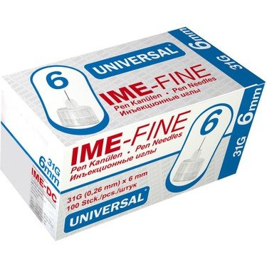 Ime Fine Comfort Insulin Kalemi Igne Ucu 32G 023 Mm X 4 Mm 22326