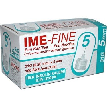 Ime Fine Comfort Insulin Kalemi Igne Ucu 32G 023 Mm X 5 Mm 22327