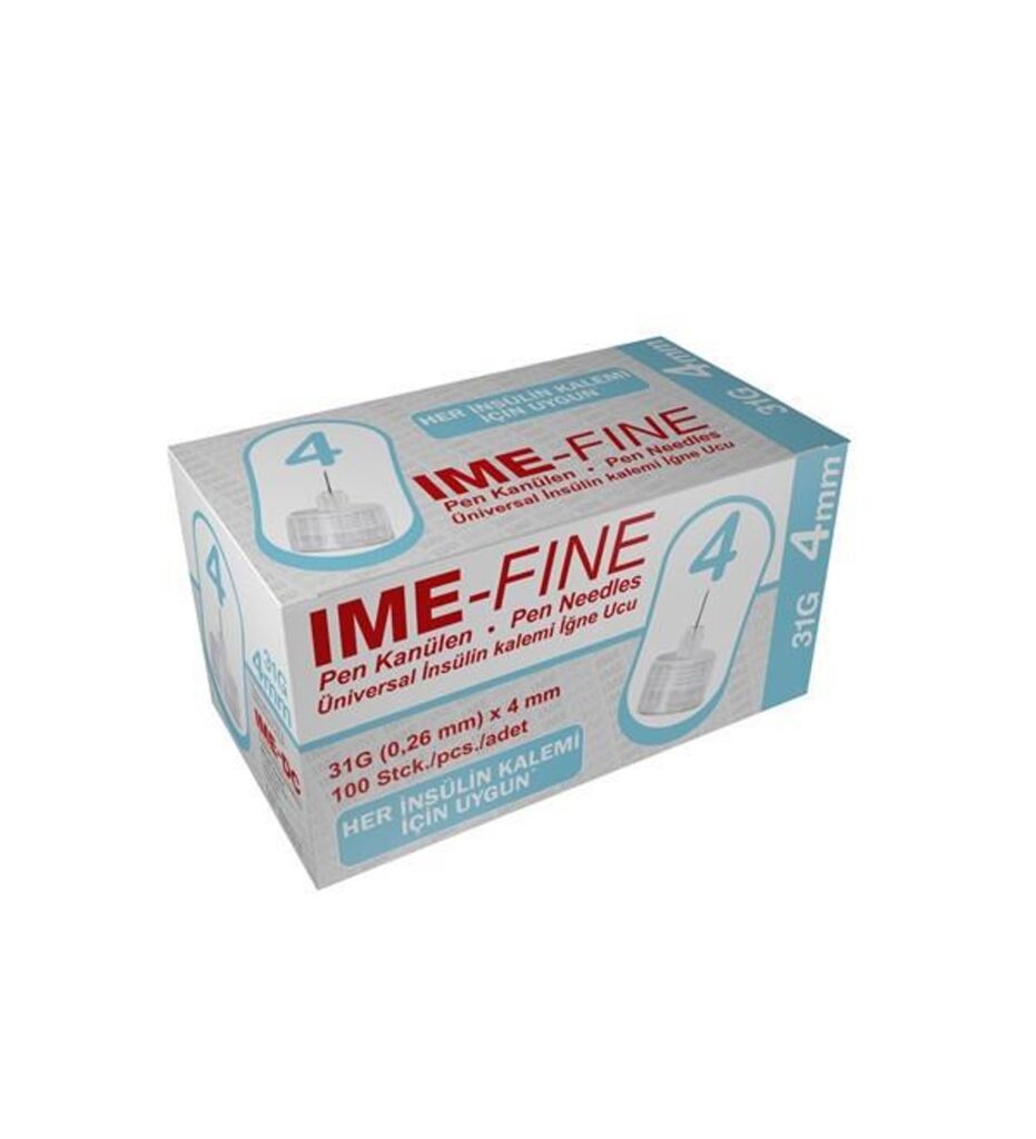 Ime-Fine Universal Insulin Kalem Igne Ucu 31G 8Mm 1 Ime Fine Universal Insulin Kalem Igne Ucu 31G 8Mm 22329
