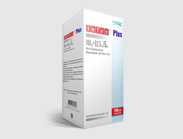 Infex Plus 100/62,5 Mg/ 5 Ml Oral Suspansiyon Hazirlamak Icin Kuru Toz 100 Ml 1 Infex Plus 100 625 Mg 5 Ml Oral Suspansiyon Hazirlamak Icin Kuru Toz 100 Ml 30740