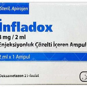 Infladox 8 Mg/ 2Ml Enjeksiyonluk Cozelti Iceren 1 Ampul 1 Infladox 8 Mg 2Ml Enjeksiyonluk Cozelti Iceren 1 Ampul 30750