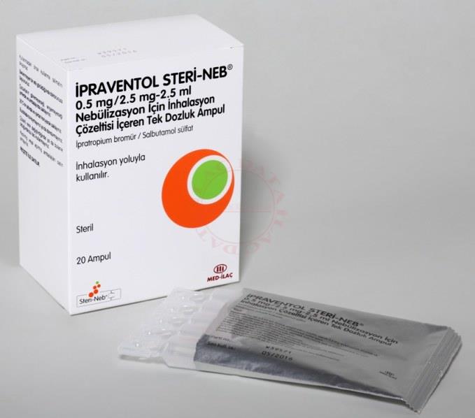Ipraventol Steri-Neb 0,5 Mg/2,5 Mg 2,5 Ml Nebulizasyon İçin İnhalasyon Çözeltisi İçeren Tek Dozluk 20 Ampul 1 Ipraventol Steri Neb 05 Mg 25 Mg 25 Ml Nebulizasyon Icin Inhalasyon Cozeltisi Iceren Tek Dozluk 20 Ampul 30860