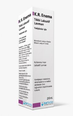 K.r. Enema Tıbbi Laksatif Lavman (210 Ml) 1 K.r. Enema Tibbi Laksatif Lavman 210 Ml 22565