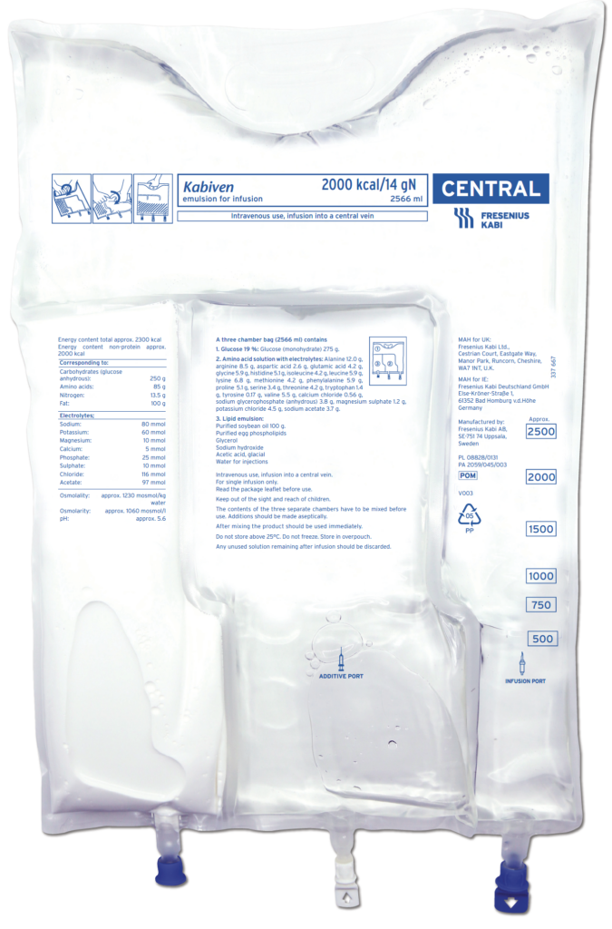 Kabiven Peripheral 2400 Ml 1 Kabiven Peripheral 2400 Ml 31026