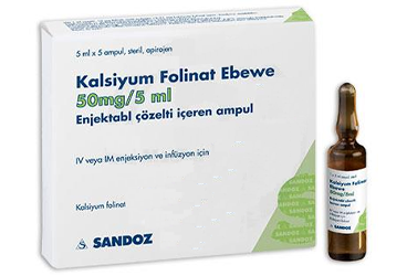 Kalsiyum Folinat Ebewe 50 Mg/5 Ml Enj. Çöz. İçeren 5 Ampul 1 Kalsiyum Folinat Ebewe 50 Mg 5 Ml Enj. Coz. Iceren 5 Ampul 31052