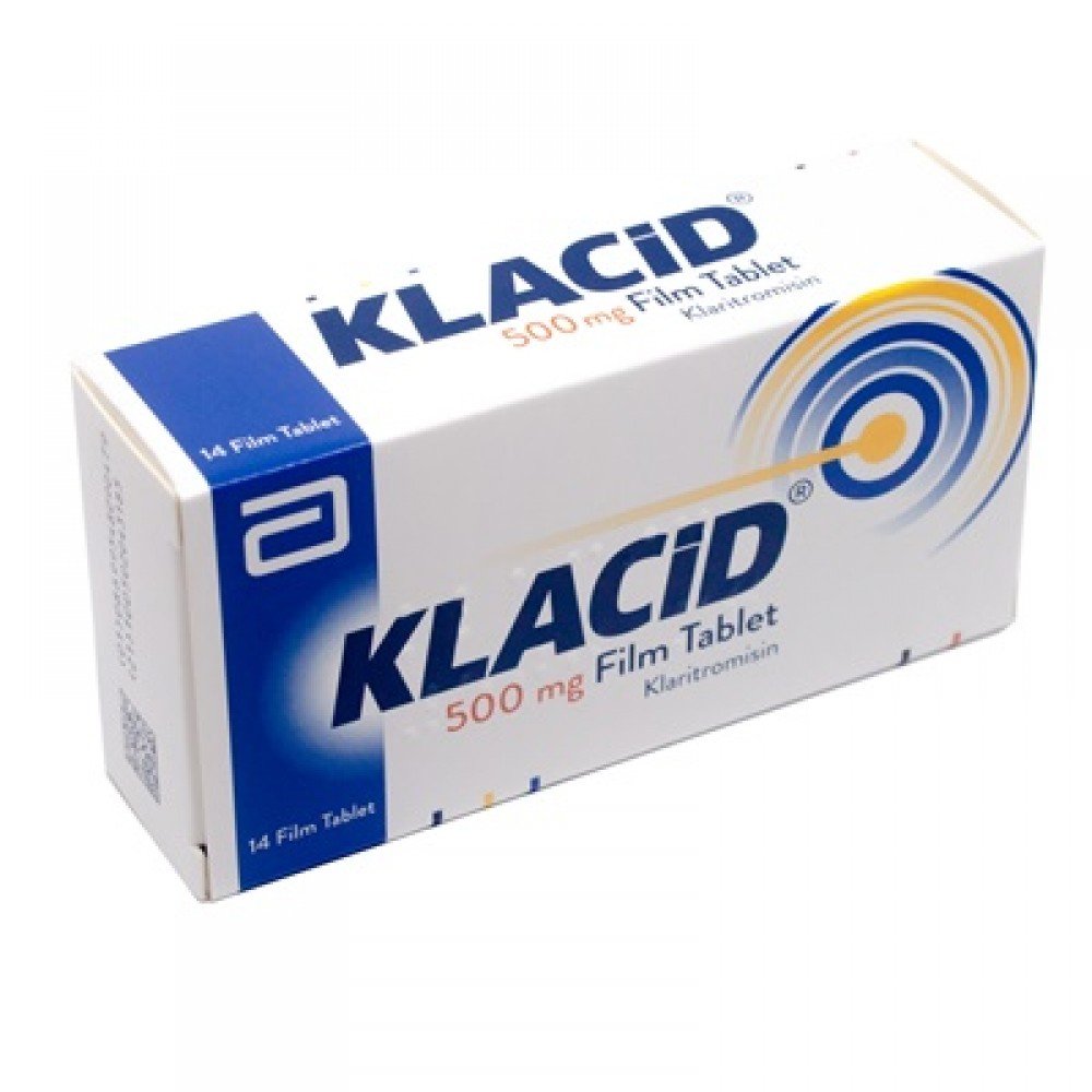 Klacid 500 Mg 14 Film Tablet 1 Klacid 500 Mg 14 Film Tablet 22690