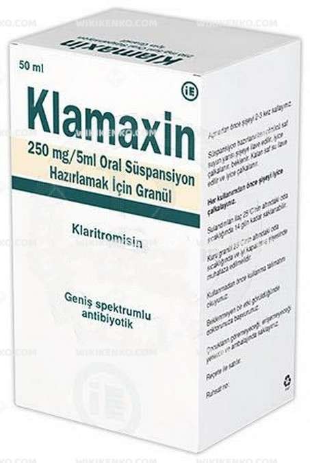 Klamaxin 250 Mg 5 Ml Oral Suspansiyon Icin Granul 50 Ml 31161