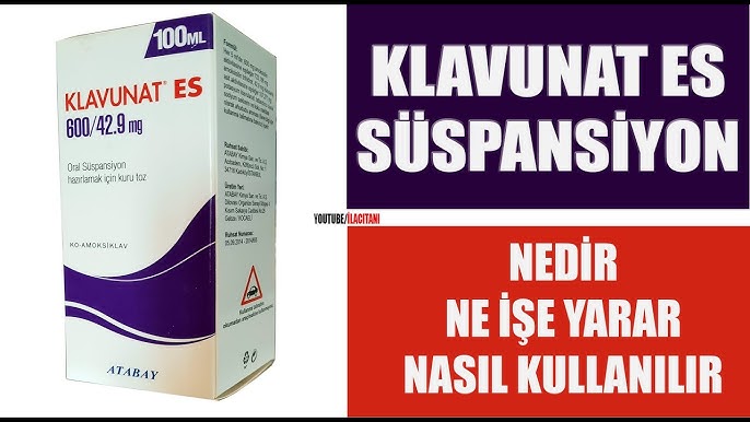 Klavunat Es 600/42,9 Mg Oral Suspansiyon Icin Kuru Toz 150 Ml 1 Klavunat Es 600 429 Mg Oral Suspansiyon Icin Kuru Toz 150 Ml 31174