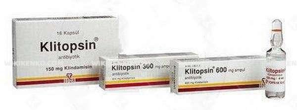 Klitopsin 600 Mg 1 Ampul 31189