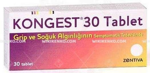 Kongest 30 Tablet 31240