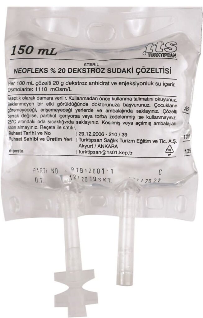 Lafleks Dekstroz Solusyonu 150 Ml Setsiz 1 Lafleks Dekstroz Solusyonu 150 Ml Setsiz 22804